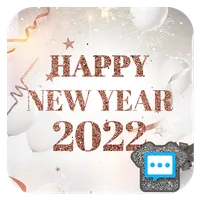 Happy New year 2022 Next SMS icon