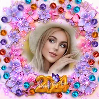 New year 2024 Photo Frame icon