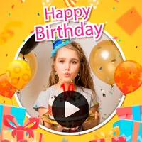Happy Birthday Video Maker icon