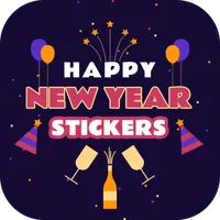 Happy New Year Stickers 2024 icon