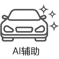 ADAS AI safe driving icon