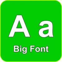 Big font - Enlarge font size icon