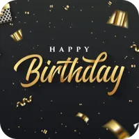 Birthday GIF Greeting. icon
