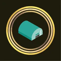 Warehouse stock records icon