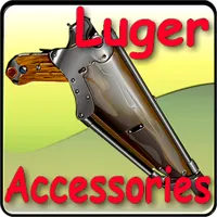 Luger pistol accessories icon