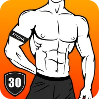 Workout in 30 days: Six pack icon