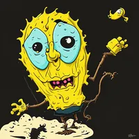 Scary Horror Granny in Yellow icon