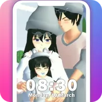 Family Sakura School Wallpaper icon