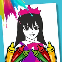Sakura School Coloring Book icon
