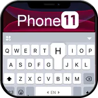 Black Phone 11 Keyboard Theme icon