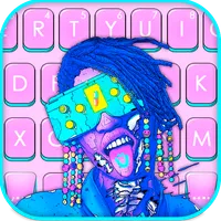 Bright Cyberpunk Keyboard Them icon