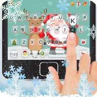 Cartoon Christmas Keyboard The icon