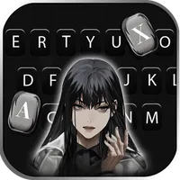 Cool Dark Girl Keyboard Backgr icon