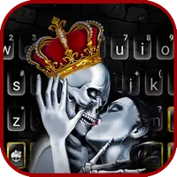 Crown Skull Kiss Keyboard Them icon