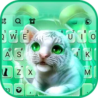 Cute Baby Tiger Keyboard Backg icon