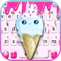 Cute Pinky Food Keyboard Theme icon