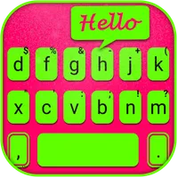 Fluorescent Chat Keyboard Back icon