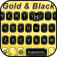 Gold & Black Keyboard Theme icon