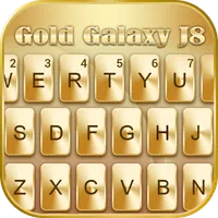 keyboard - Gold Galaxy S7 Edge icon