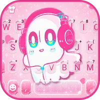 Kawaii Earphone Ghost Keyboard icon