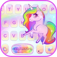 Keyboard - Colorful Unicorn Th icon