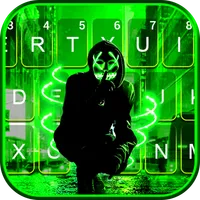 Neon Green Purge Man Keyboard  icon