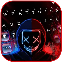 Neon Purge Mask Keyboard Theme icon