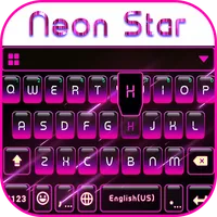 Neon Star Kika Keyboard Theme icon