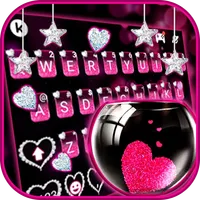 Pink Heart Glass Theme icon