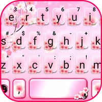 Pink Spring Flowers Keyboard T icon