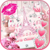 Pink Diamond Paris Themes icon