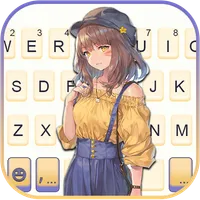 Pretty Mail Hat Girl Keyboard  icon