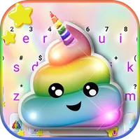 Rainbow Unicorn Poop Keyboard  icon