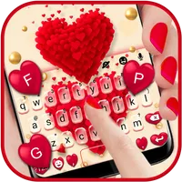 Red Valentine Hearts Theme icon