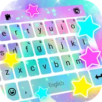 Shiny Stars Live Keyboard Back icon