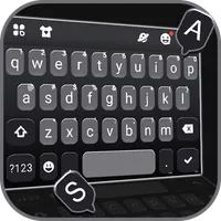 Simply Black Keyboard Theme icon