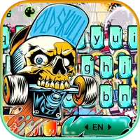 Skull Skate Graffiti Theme icon