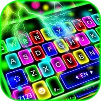 Thunder Neon Lights Keyboard T icon