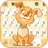 Yellow Paws Keyboard Backgroun icon