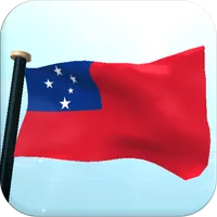 Samoa Flag 3D Free Wallpaper icon