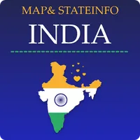 India State Map And Capital icon