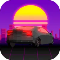 Infinite Outrun: a cyberpunk c icon