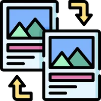 duplicate image generator icon