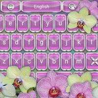 Tender Orchids Go Keyboard the icon