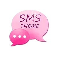 Pink Star GO SMS Theme icon