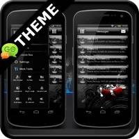 Jelly Black GO SMS Theme icon