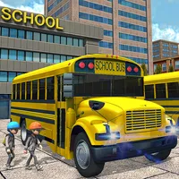 Real Bus Driving Pick Up Game icon