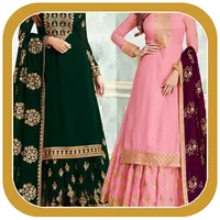 Women Party Wear Sharara Dress icon
