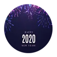 happy new year 2020 for you icon