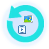 Photo and video recovery icon